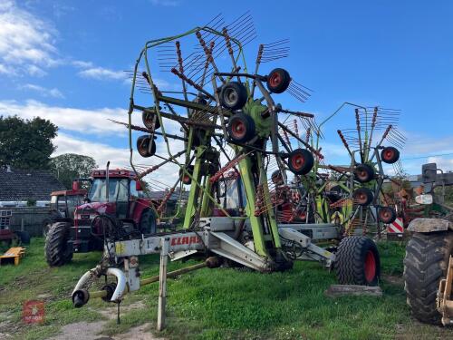 2012 CLAAS LINER 3500 4 ROTOR RAKE