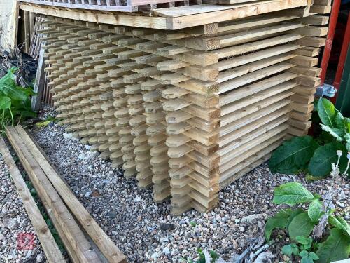 6 X 6' X 4' PICKET FENCE PANELS