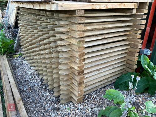 6 X 6' X 4' PICKET FENCE PANELS