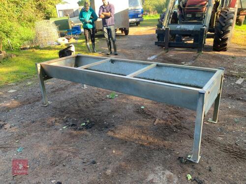 IAE GALVANISED CATTLE FEED TROUGH
