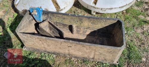 1 PLASTIC TROUGH