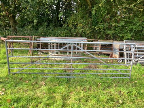 12' GALVANISED FIELD GATE (2)