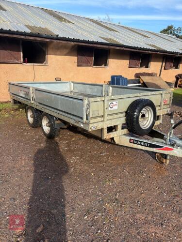 NUGENT FLAT BED TRAILER