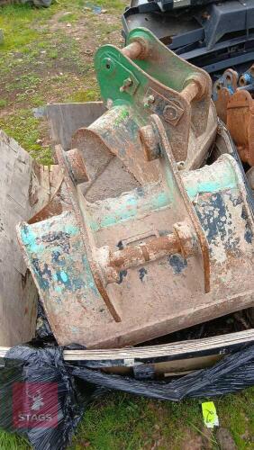 2 STRICKLAND DIGGER BUCKETS