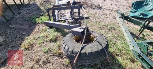HOME MADE SILAGE PUSHER WHEEL