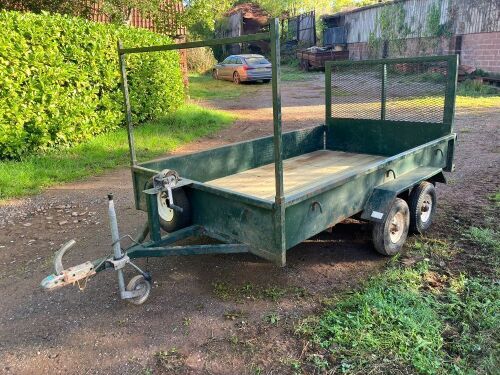 HALL ENGINEERING TWIN AXLE CAR TRAILER