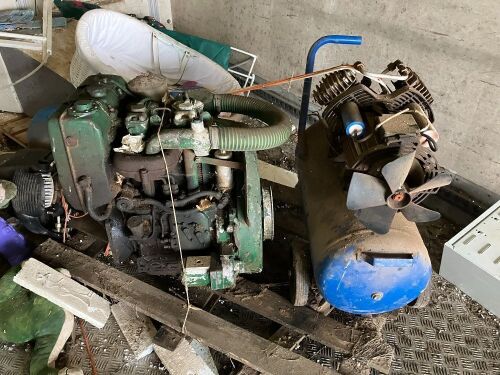 2CYL ENGINE & DRAPER COMPRESSOR