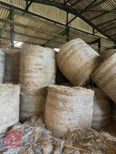 22 ROUND BALES OF 2024 HAY - BIDS PER BALE