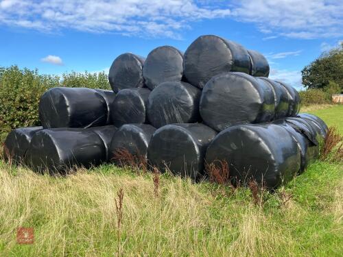 20 WRAPPED ROUND BALES OF 2024 HAYLAGE - BIDS PER BALE