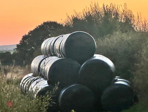 40 WRAPPED ROUND BALES OF 2025 HAYLAGE - BIDS PER BALE