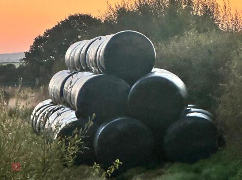 40 WRAPPED ROUND BALES OF 2025 HAYLAGE - BIDS PER BALE