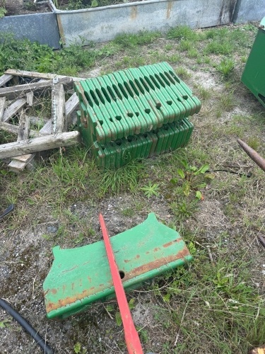 18 JOHN DEERE 50KG FRONT TRACTOR WEIGHTS **PHOTOS CHANGED**