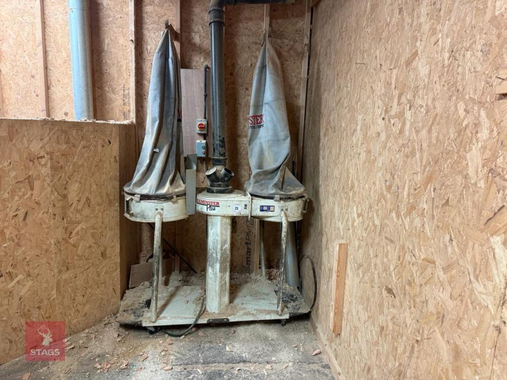 AXMINSTER TWIN BAG DUST EXTRACTION UNIT