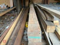 3 X 3M X 14CM X 14CM TIMBER POSTS - 3