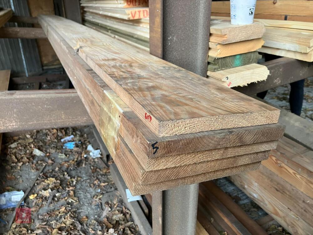 5 X 9CM X 2CM TIMBER BOARDS