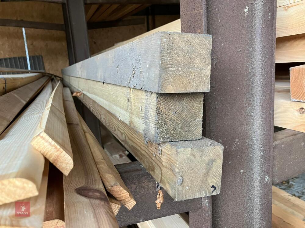 4.2M X 7CM X 7CM TIMBER BEAMS
