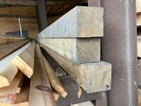 4.2M X 7CM X 7CM TIMBER BEAMS - 2