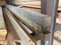 4.2M X 7CM X 7CM TIMBER BEAMS - 7