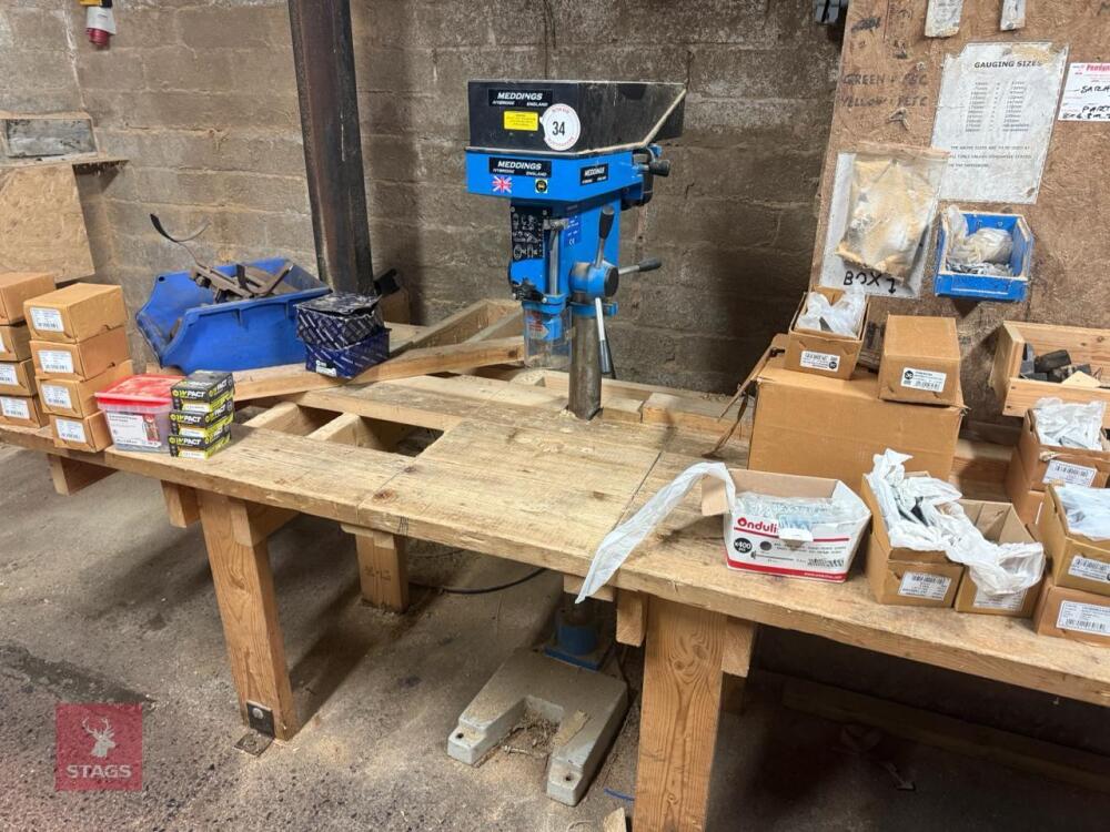 MEDDINGS MF4 PILLAR DRILL