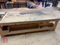 3.1M X 1.5M CARPENTRY BENCH