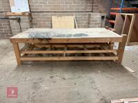 3.1M X 1.5M CARPENTRY BENCH - 9