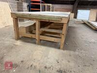 3.1M X 1.5M CARPENTRY BENCH - 13
