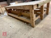 3.1M X 1.5M CARPENTRY BENCH - 14