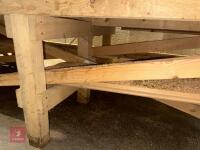 4.1M X 1.25M WOODEN WORKBENCH - 10