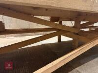 4.1M X 1.25M WOODEN WORKBENCH - 12