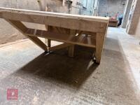 4.1M X 1.25M WOODEN WORKBENCH - 15