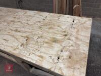 4.1M X 1.25M WOODEN WORKBENCH - 20