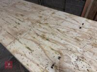 4.1M X 1.25M WOODEN WORKBENCH - 21