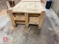 4M X 1.25M WOODEN WORKBENCH - 5