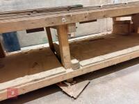 4M X 1.25M WOODEN WORKBENCH - 13