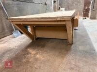 4M X 1.25M WOODEN WORKBENCH - 22
