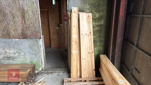 21 X 1.75M REDWOOD TIMBER PLANKS