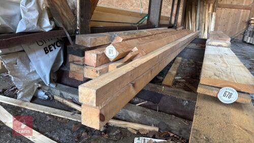 10 MIXED POSTS & RAILS