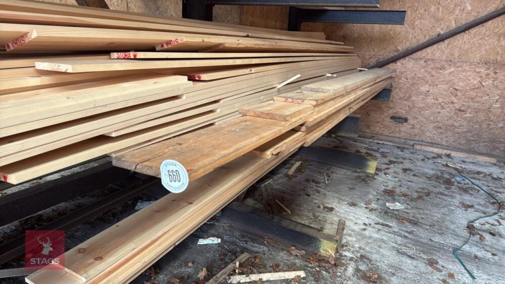 9 MIXED LENGTH PLANKS