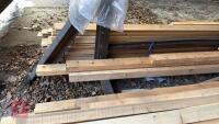 6 MIXED REDWOOD TIMBER RAILS - 4