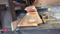 9 MIXED LENGTH TIMBER PLANKS - 2