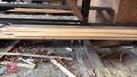 9 MIXED LENGTH TIMBER PLANKS - 4