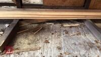 9 MIXED LENGTH TIMBER PLANKS - 5