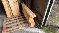 12 X 1.2M REDWOOD TIMBER PLANKS