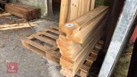12 X 1.2M REDWOOD TIMBER PLANKS - 3