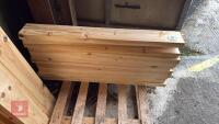 12 X 1.2M REDWOOD TIMBER PLANKS - 5