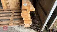 12 X 1.2M REDWOOD TIMBER PLANKS - 6