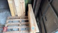 12 X 1.2M REDWOOD TIMBER PLANKS - 7