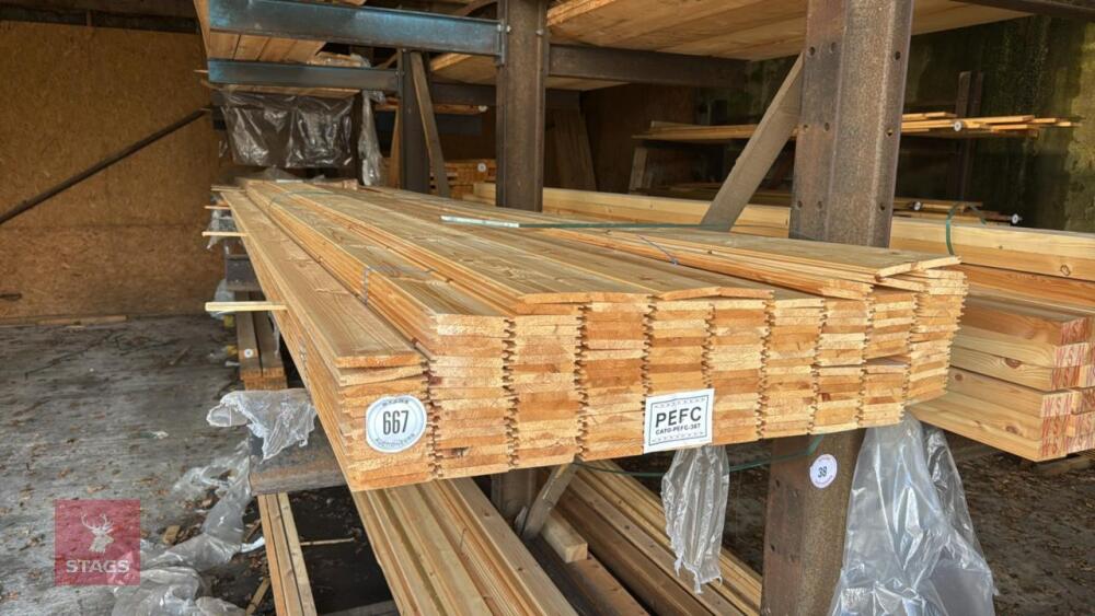 165 X 4.2M LENGTHS OF TONGUE & GROOVE