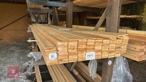165 X 4.2M LENGTHS OF TONGUE & GROOVE