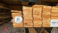 165 X 4.2M LENGTHS OF TONGUE & GROOVE - 4